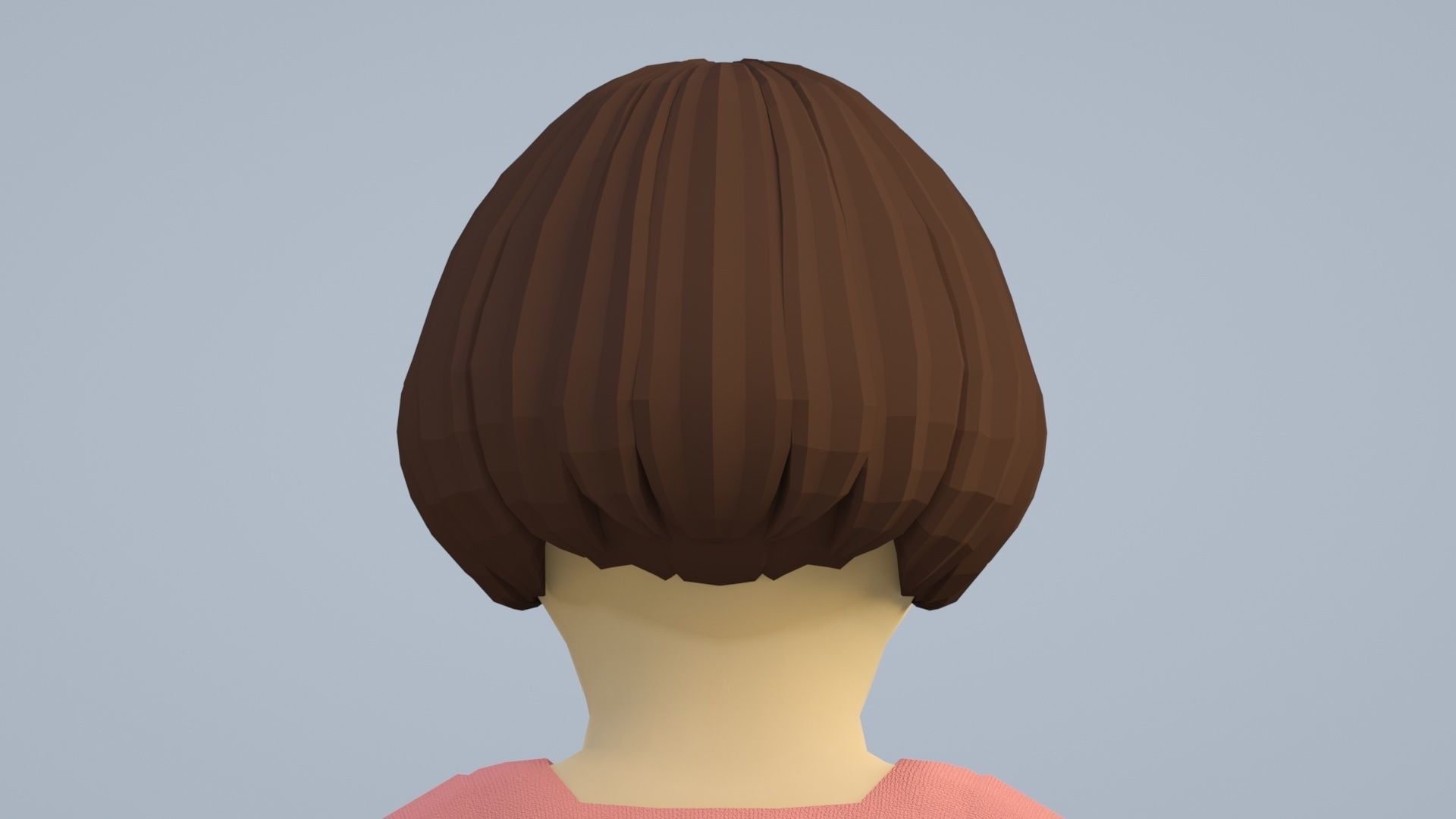 Cartoon Mom Aunt Sister Female 3D model_5