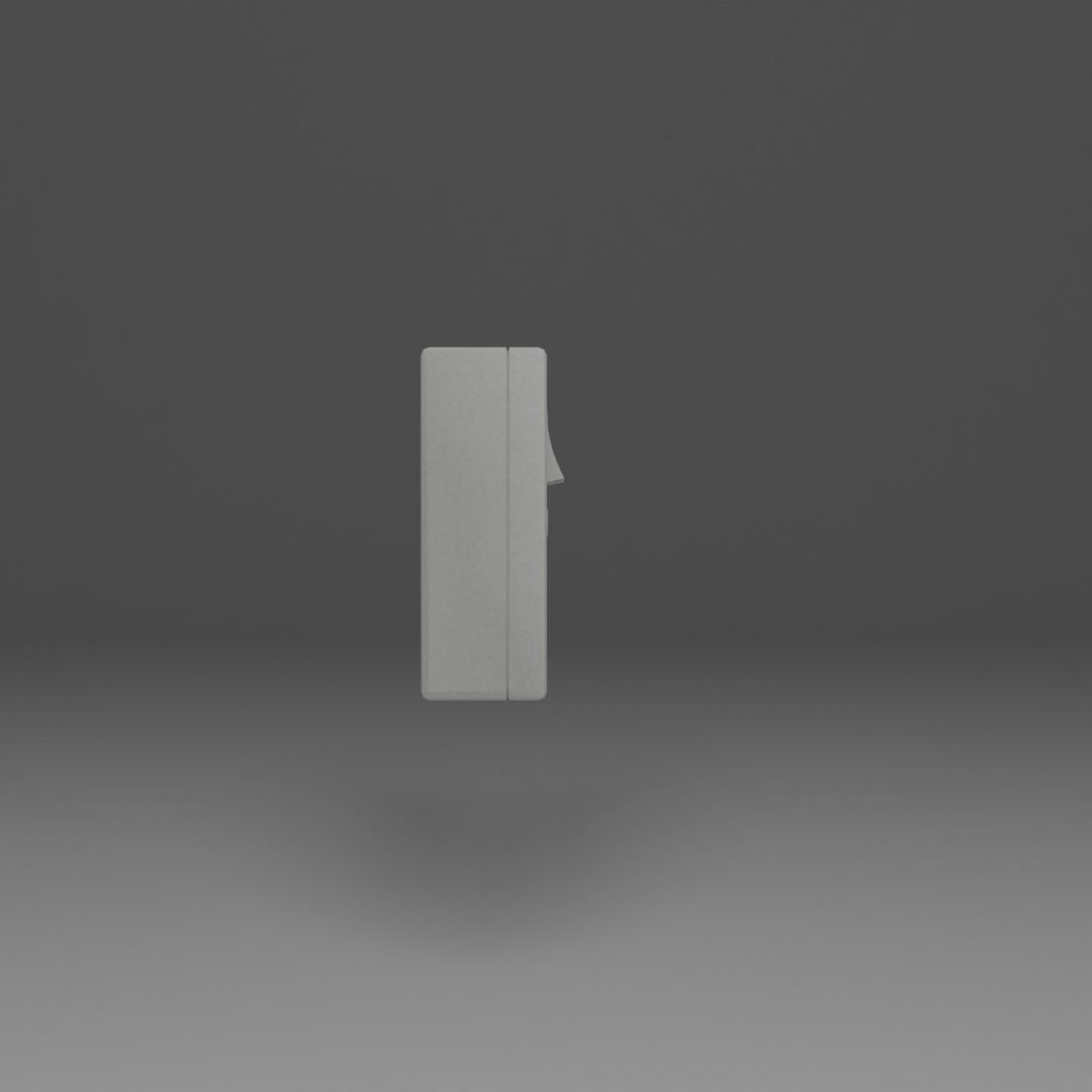 Type G Double Plug Socket Low-poly 3D model_4