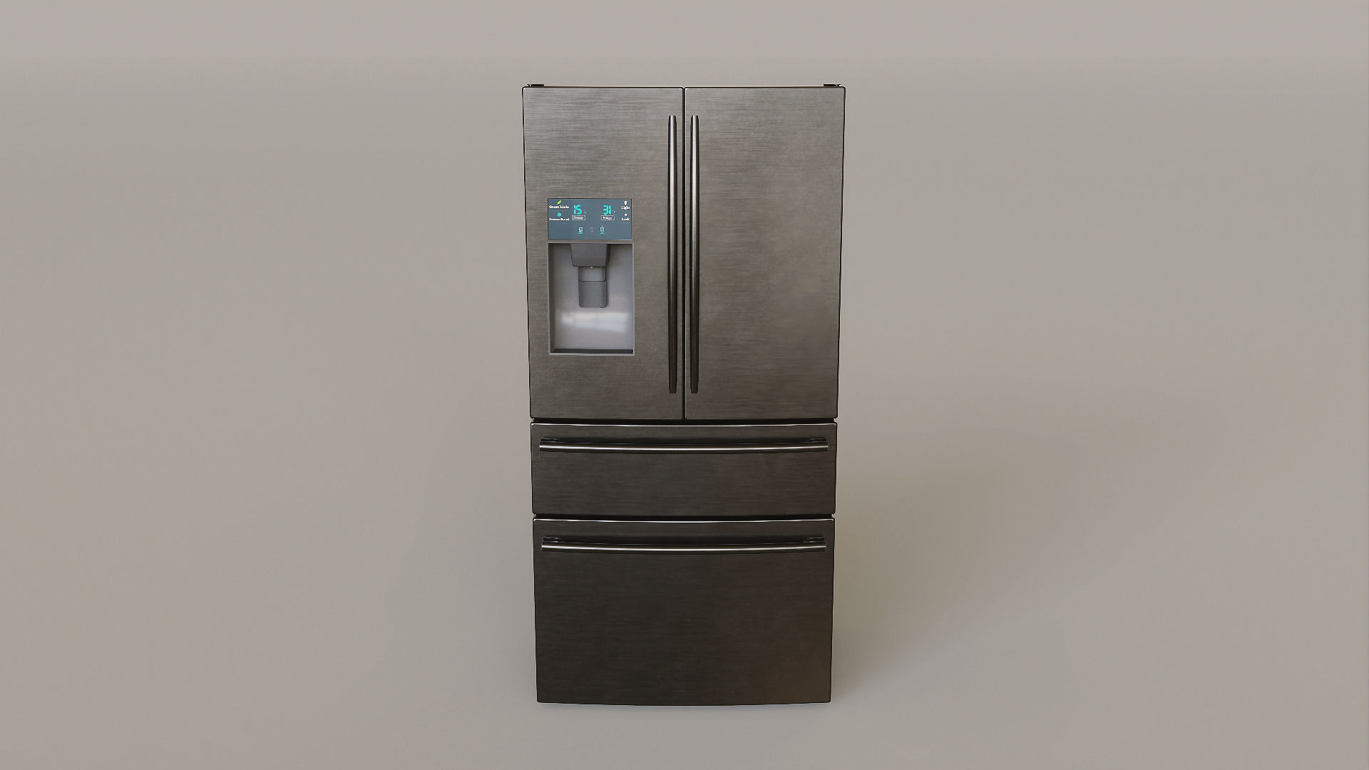 Kitchen Set Low-poly 3D model_10