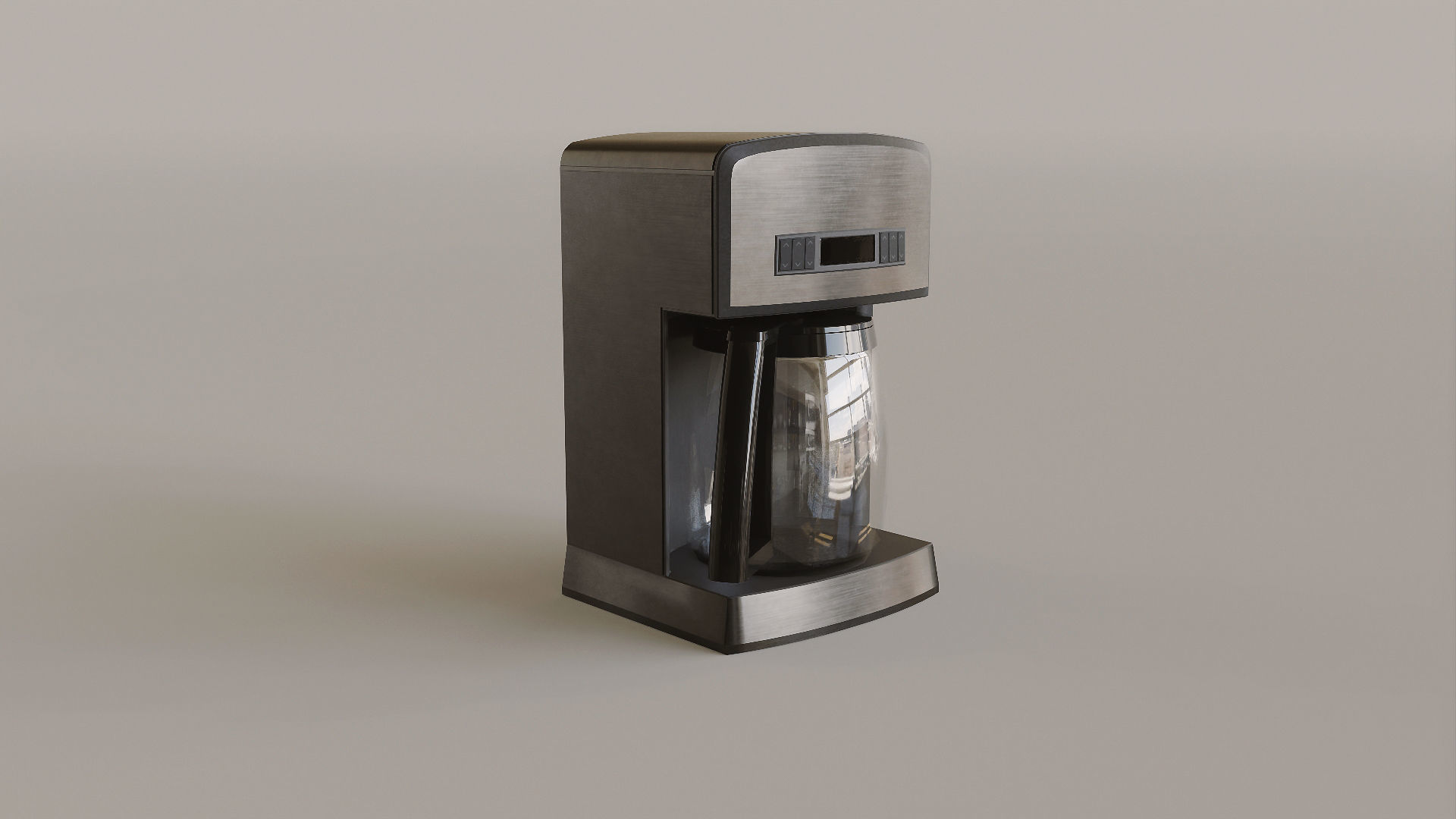 Kitchen Set Low-poly 3D model_29