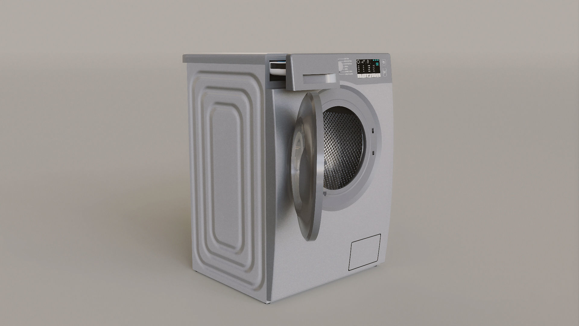 Kitchen Set Low-poly 3D model_39