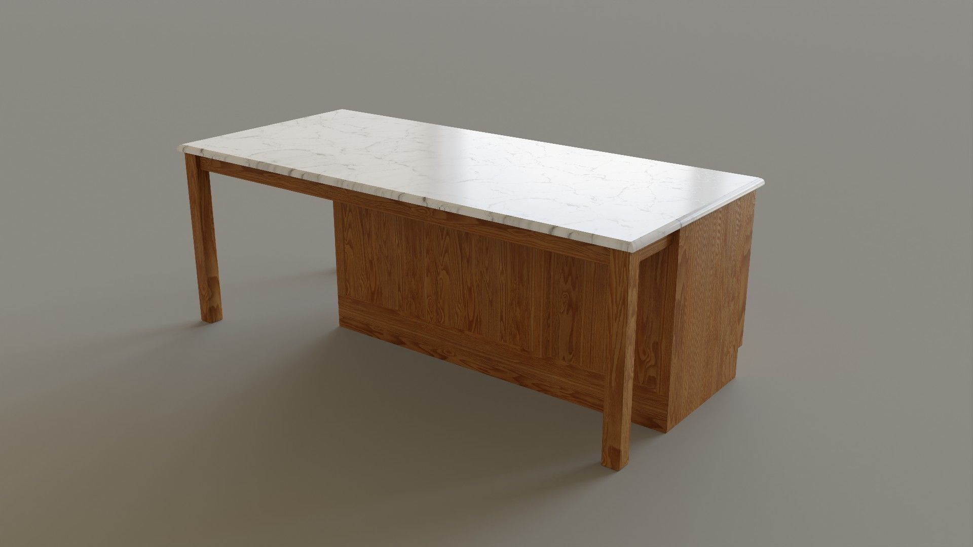 Kitchen Set Low-poly 3D model_28