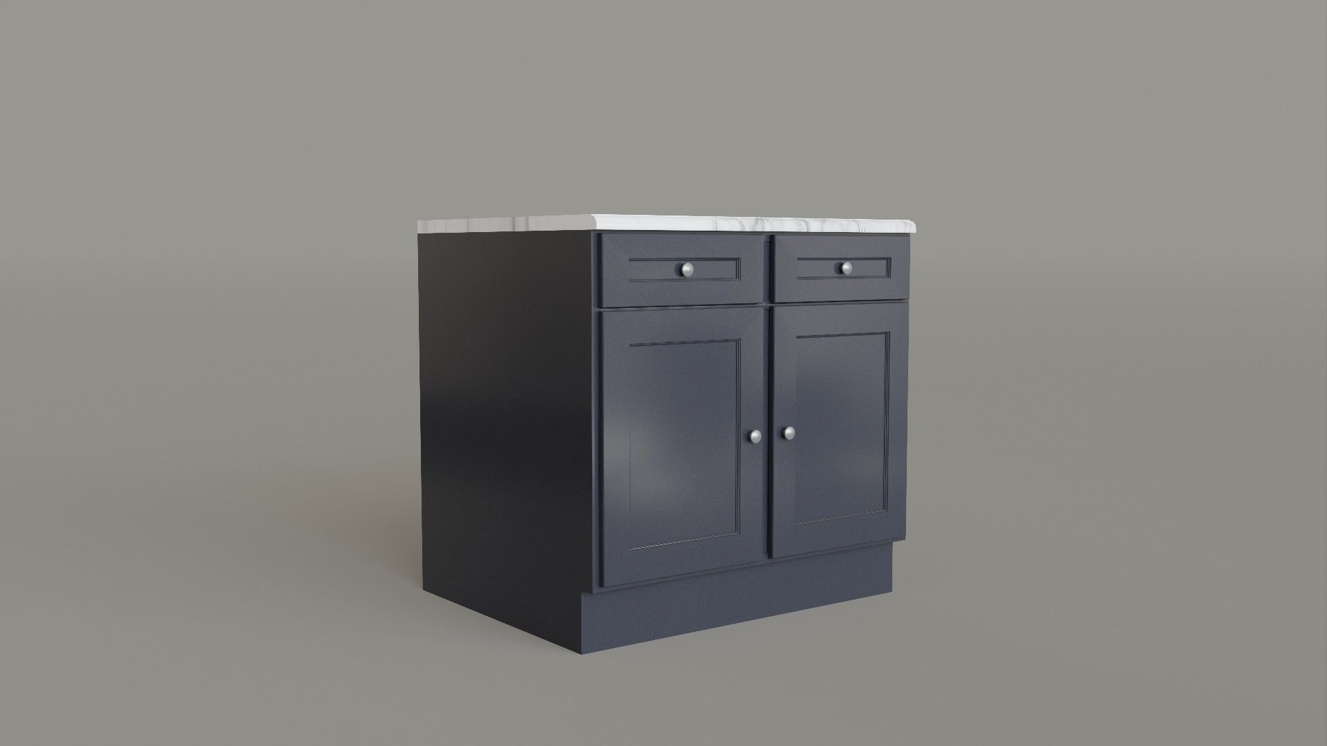 Kitchen Set Low-poly 3D model_23