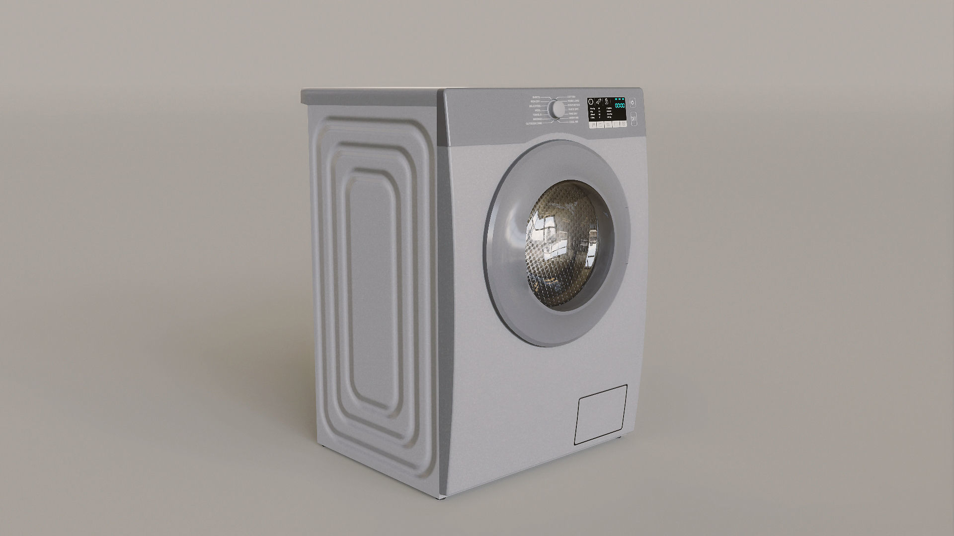 Kitchen Set Low-poly 3D model_34