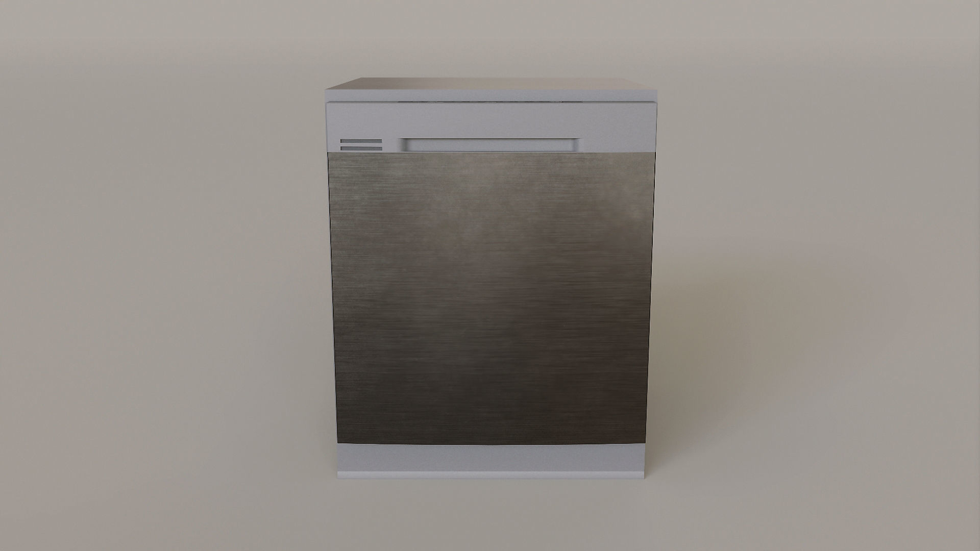 Kitchen Set Low-poly 3D model_16