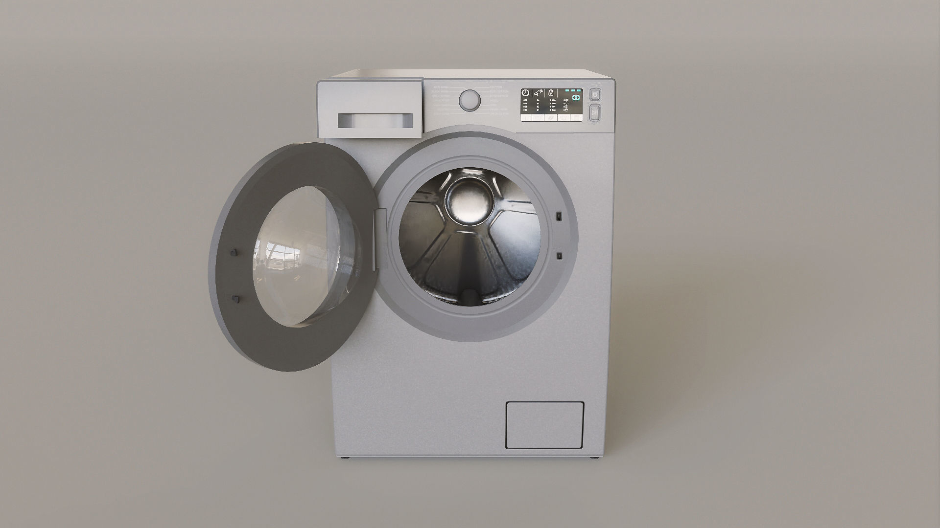 Kitchen Set Low-poly 3D model_41