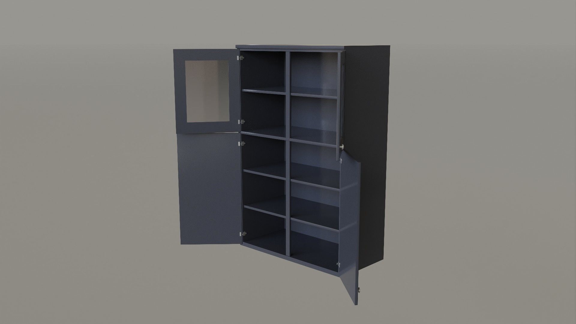 Kitchen Set Low-poly 3D model_48