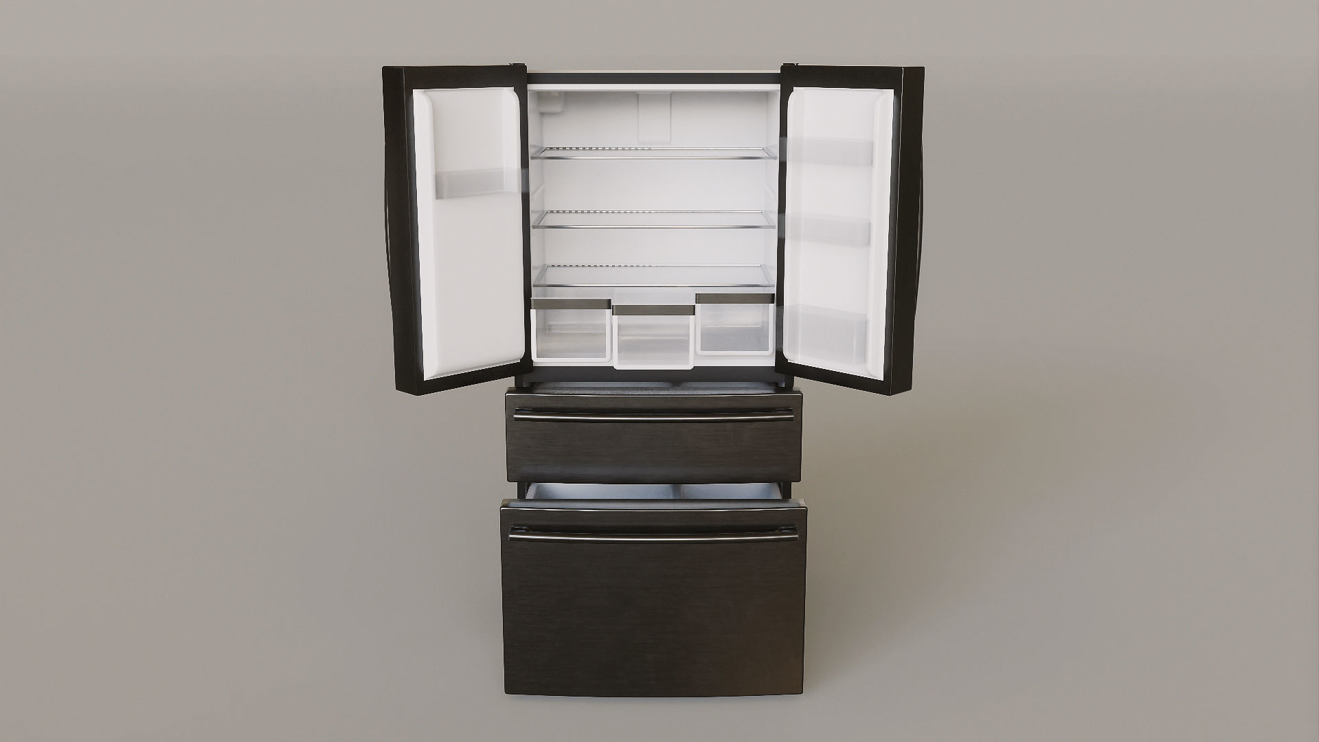 Kitchen Set Low-poly 3D model_11