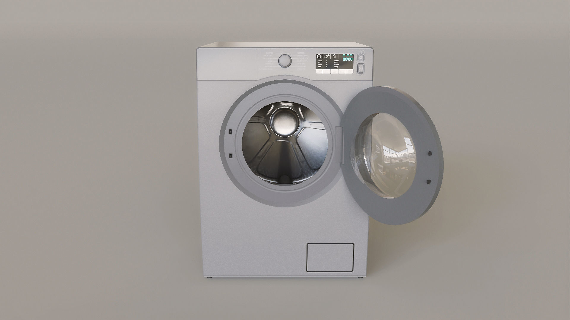 Kitchen Set Low-poly 3D model_37