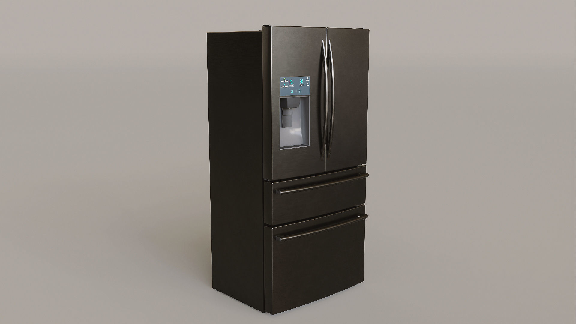 Kitchen Set Low-poly 3D model_8