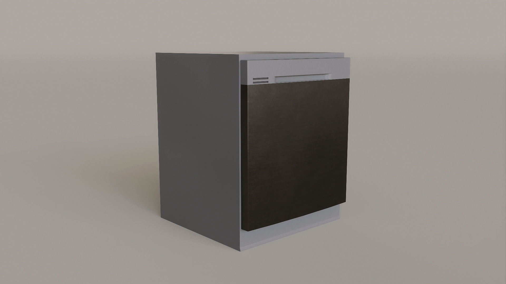 Kitchen Set Low-poly 3D model_18