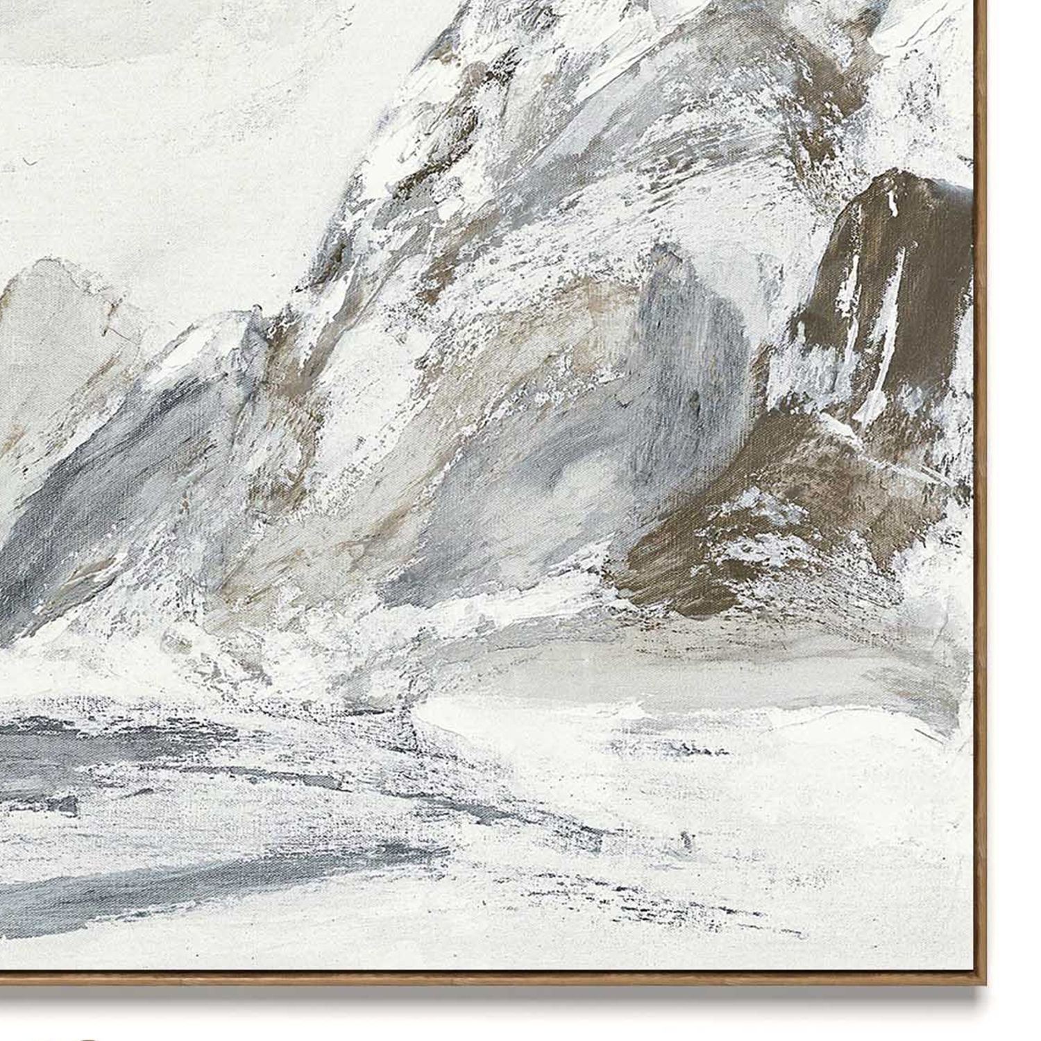 Plaster two square photo frames 64 Low-poly 3D model_3