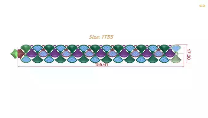 Bracelet 3D print model