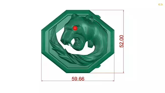 Belt tiger 3D print model