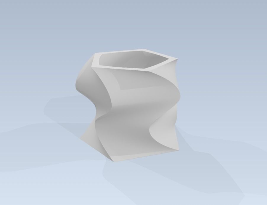 Wavy Vase Free 3D print model_1