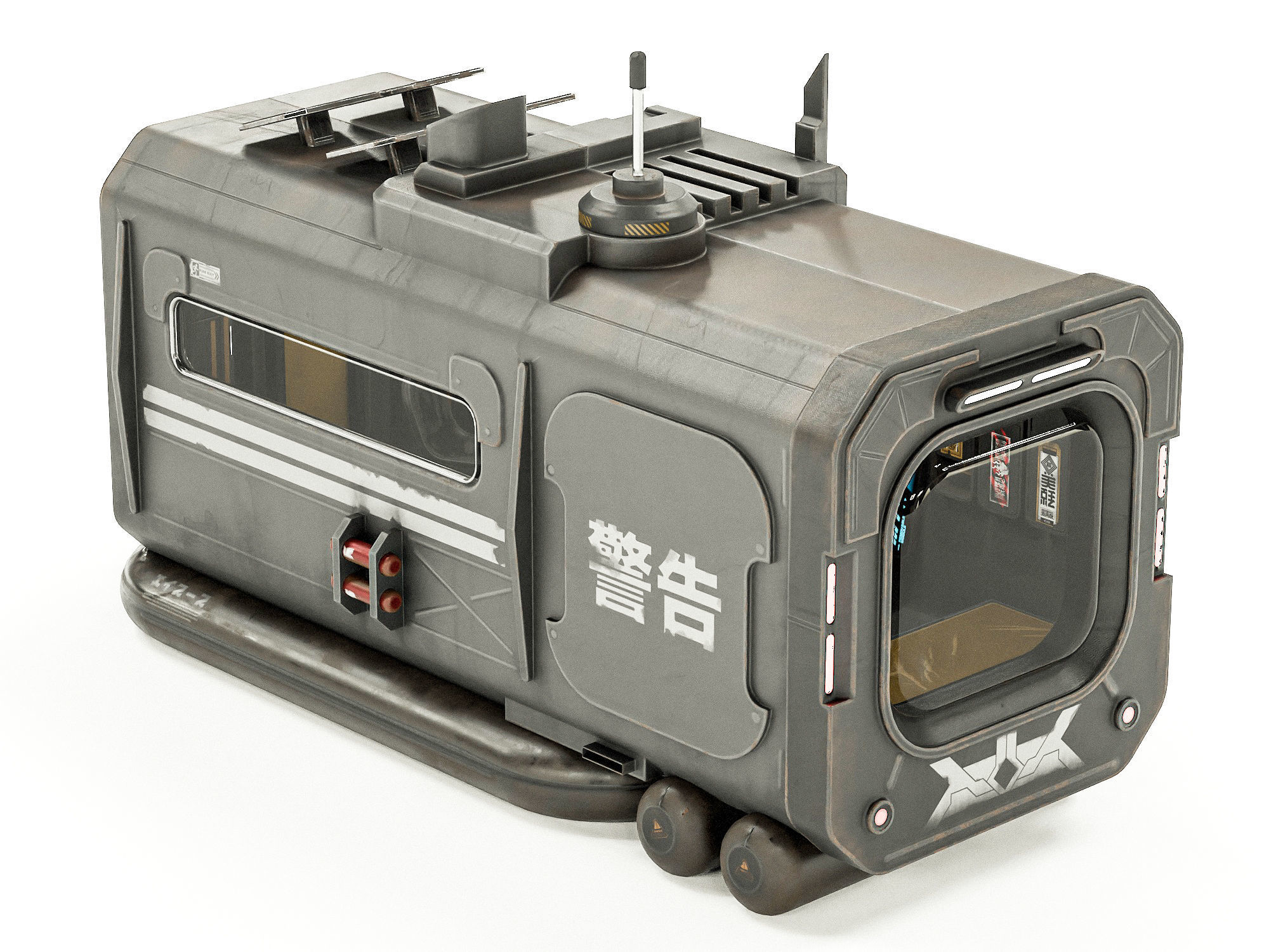 Space Station EOne PBR Low-poly 3D model_19