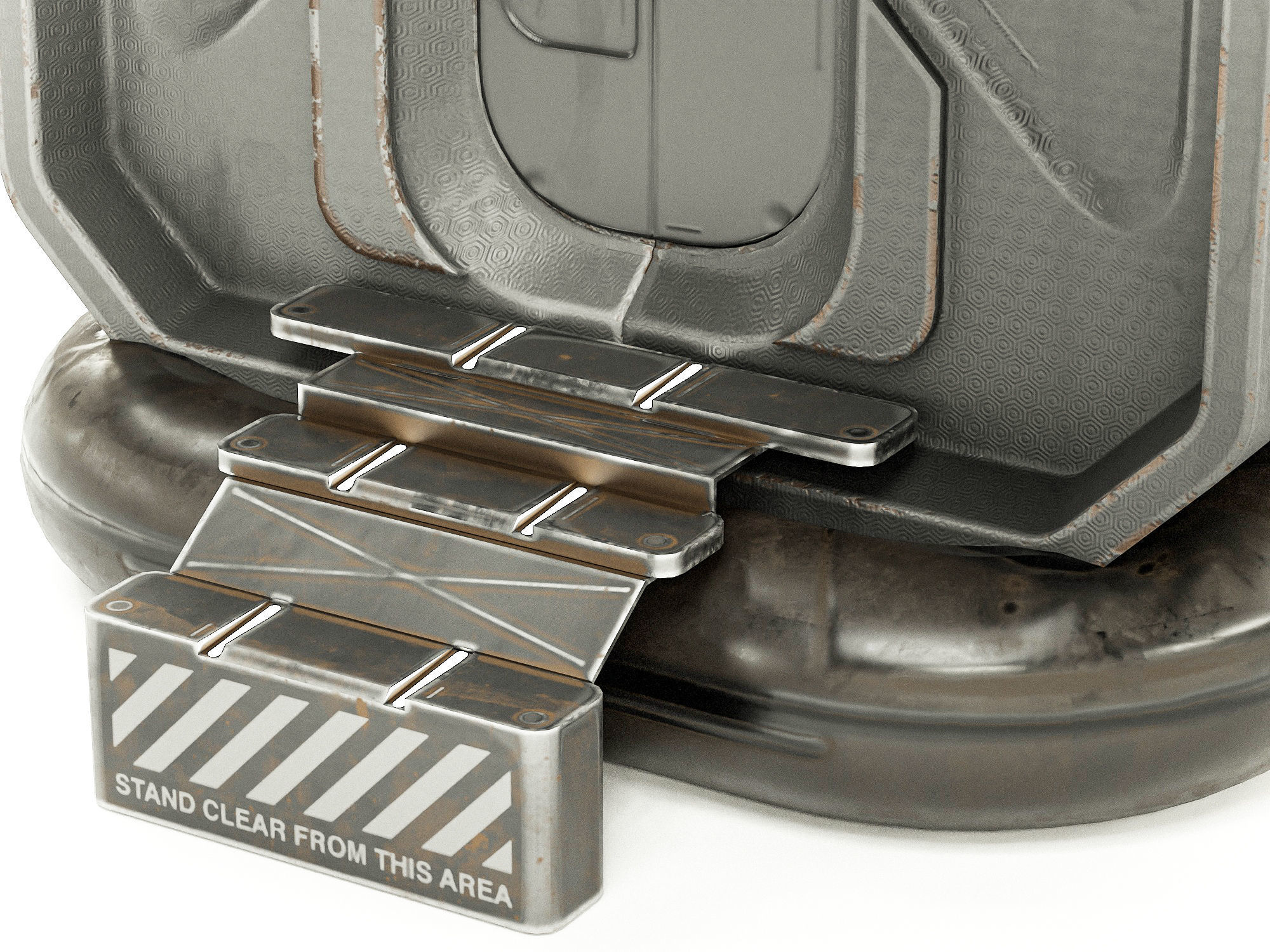 Space Station EOne PBR Low-poly 3D model_20