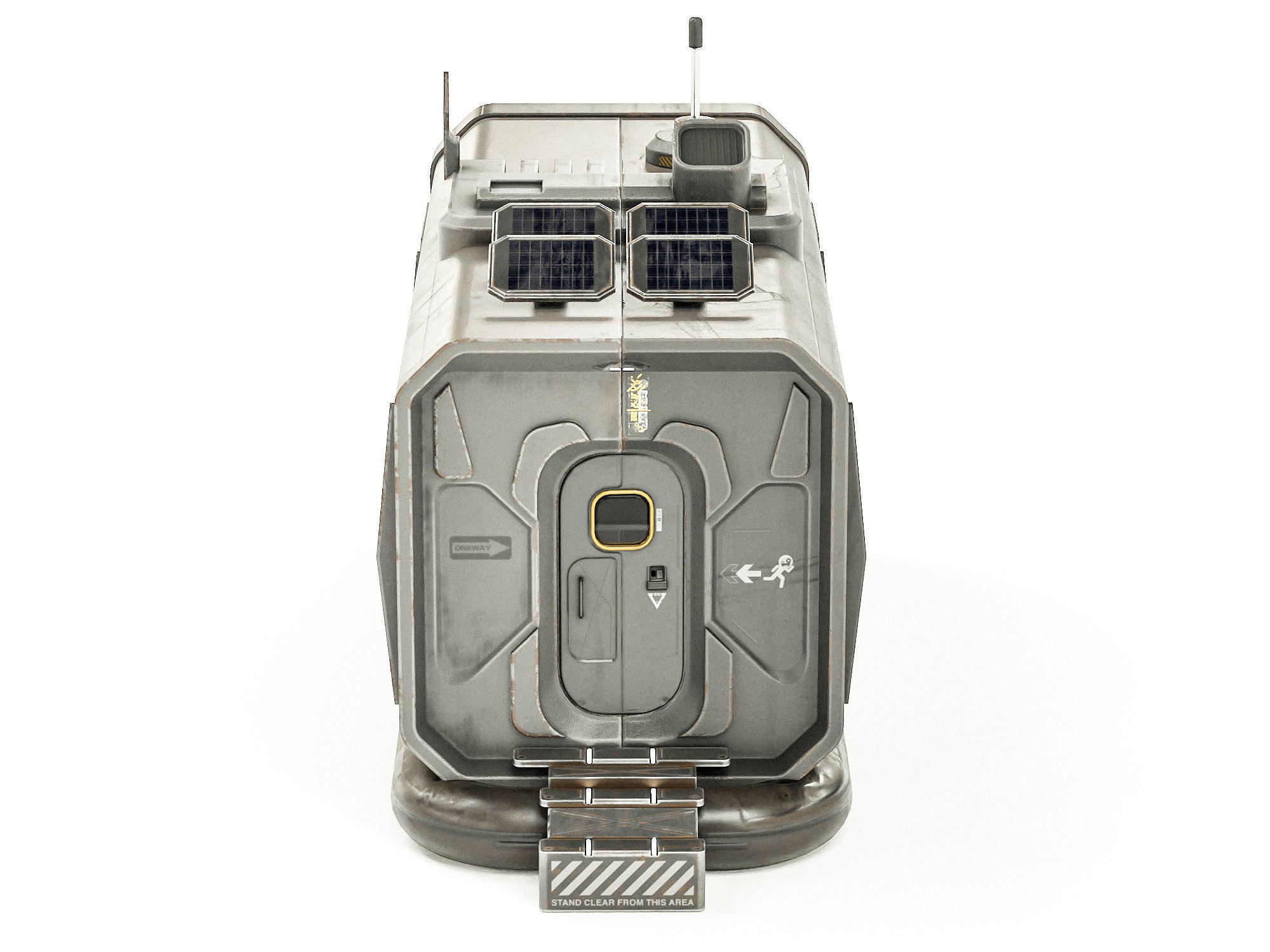 Space Station EOne PBR Low-poly 3D model_17