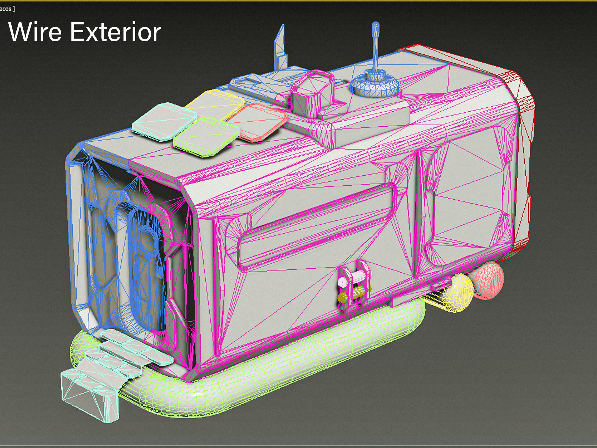 Space Station EOne PBR Low-poly 3D model_32