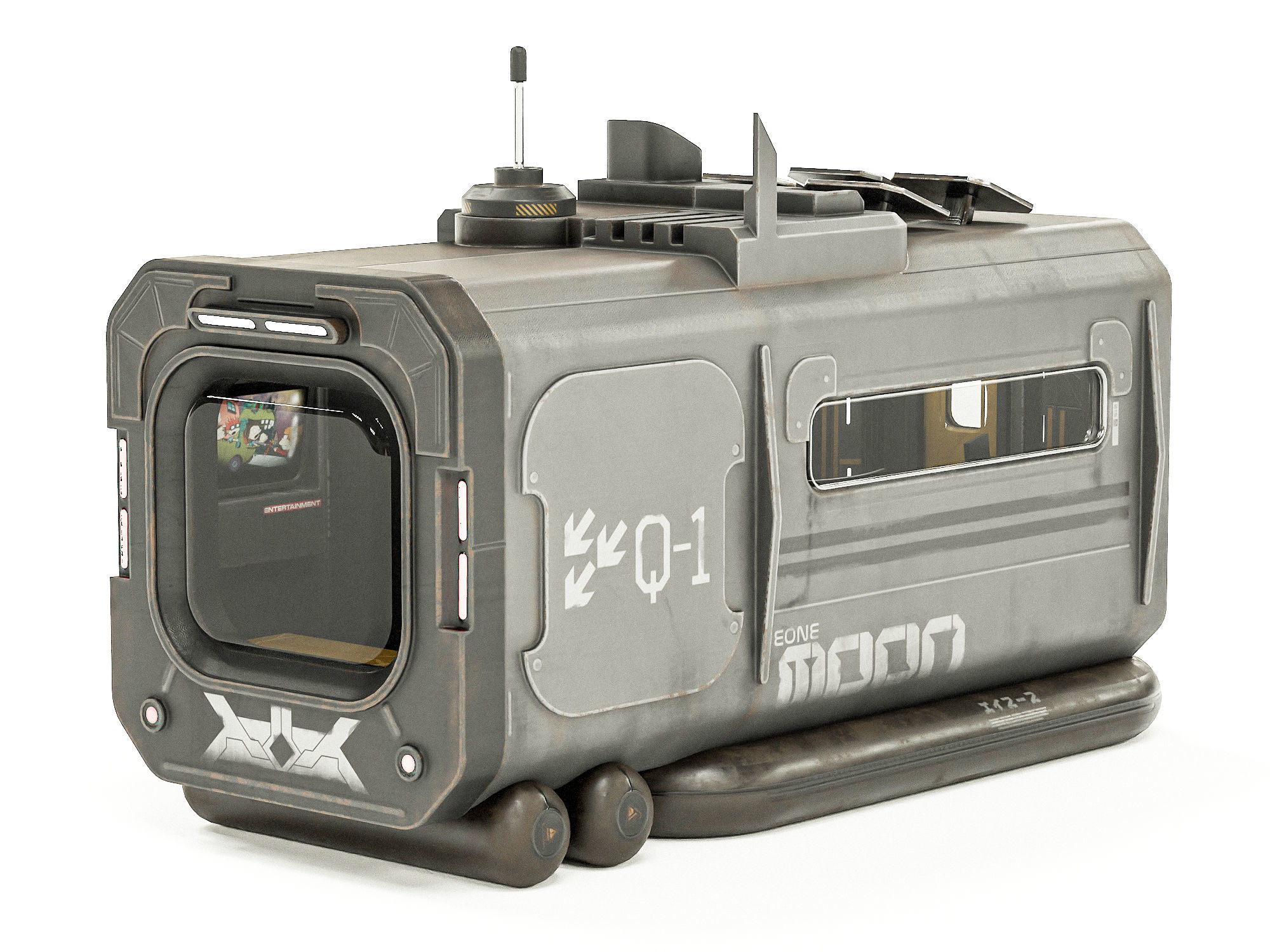 Space Station EOne PBR Low-poly 3D model_4