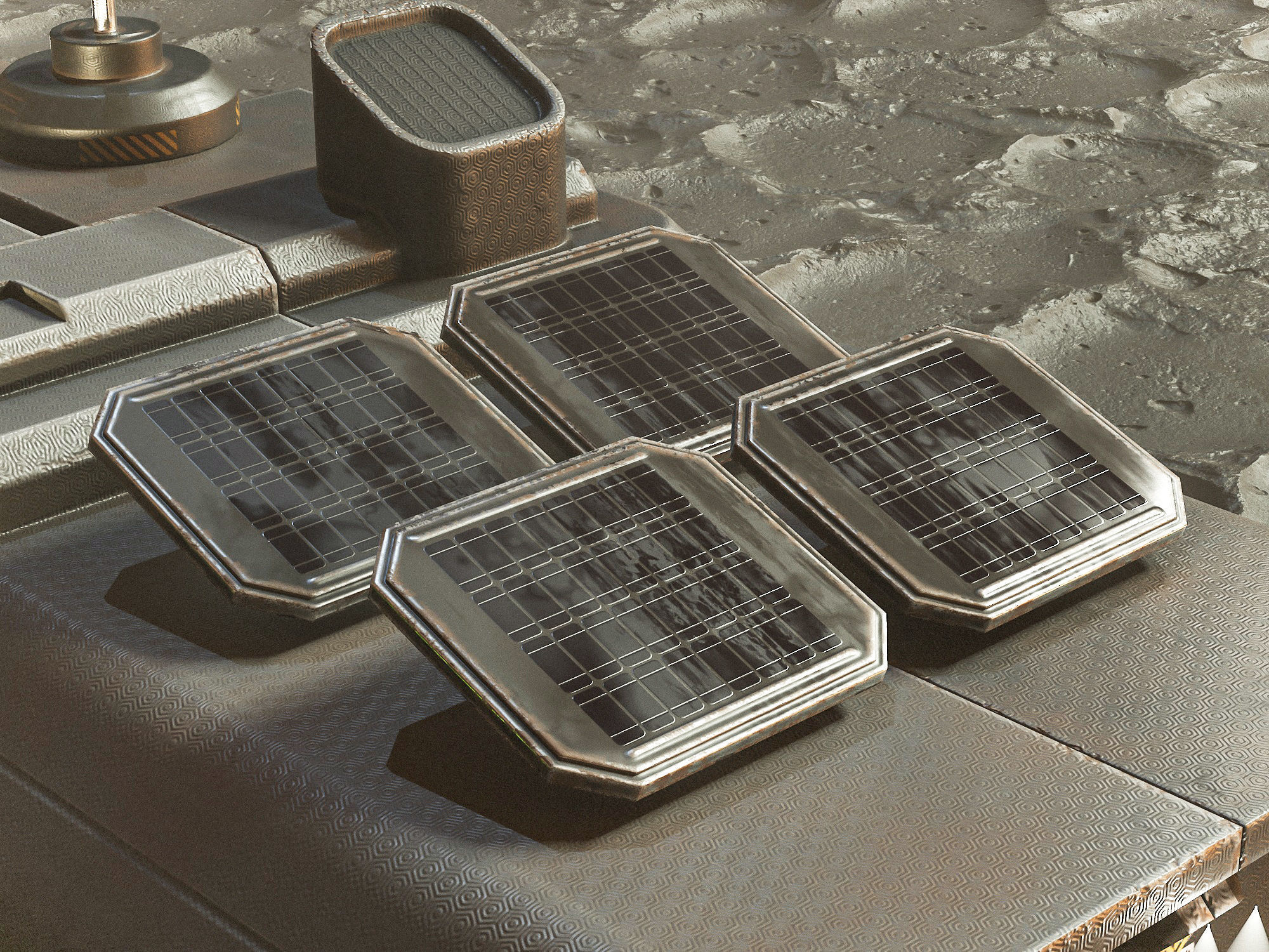 Space Station EOne PBR Low-poly 3D model_6