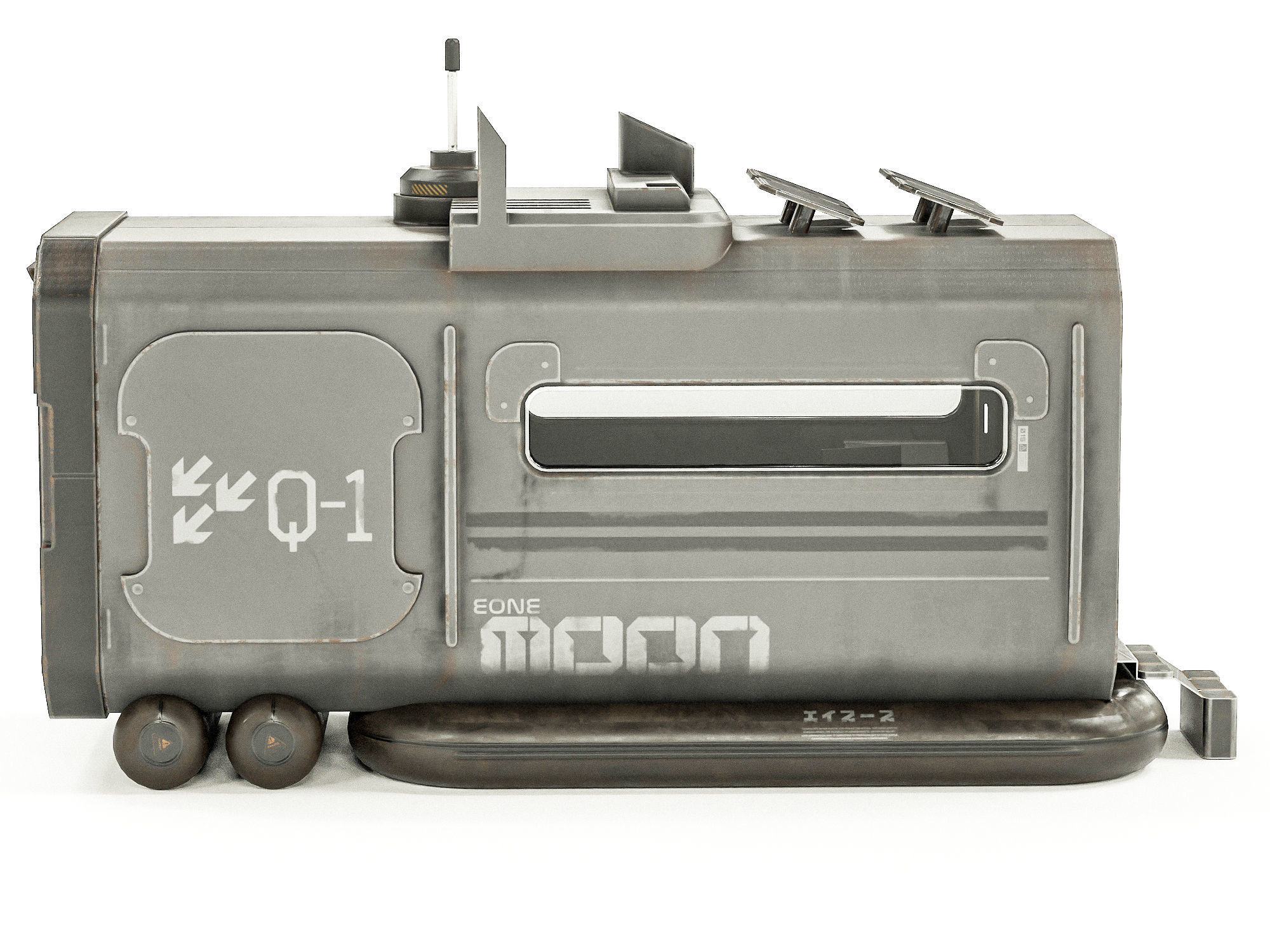 Space Station EOne PBR Low-poly 3D model_16