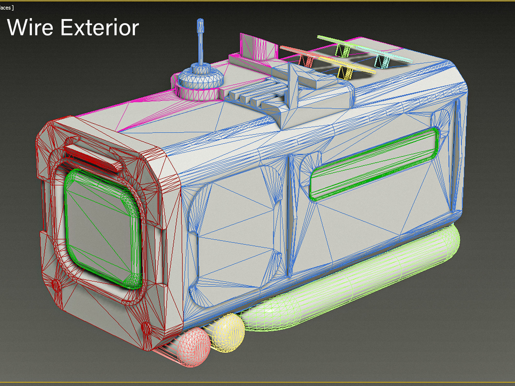 Space Station EOne PBR Low-poly 3D model_33