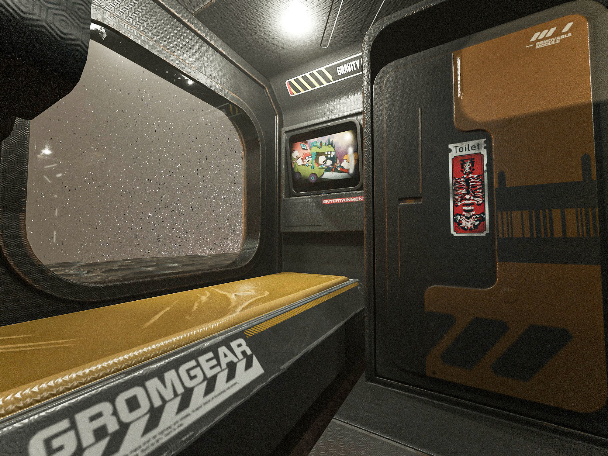 Space Station EOne PBR Low-poly 3D model_14