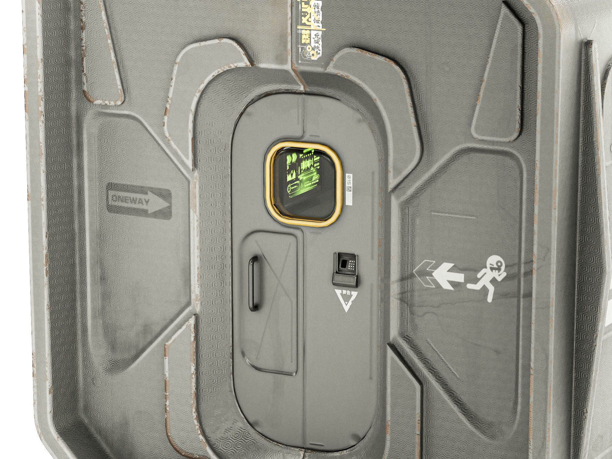 Space Station EOne PBR Low-poly 3D model_21