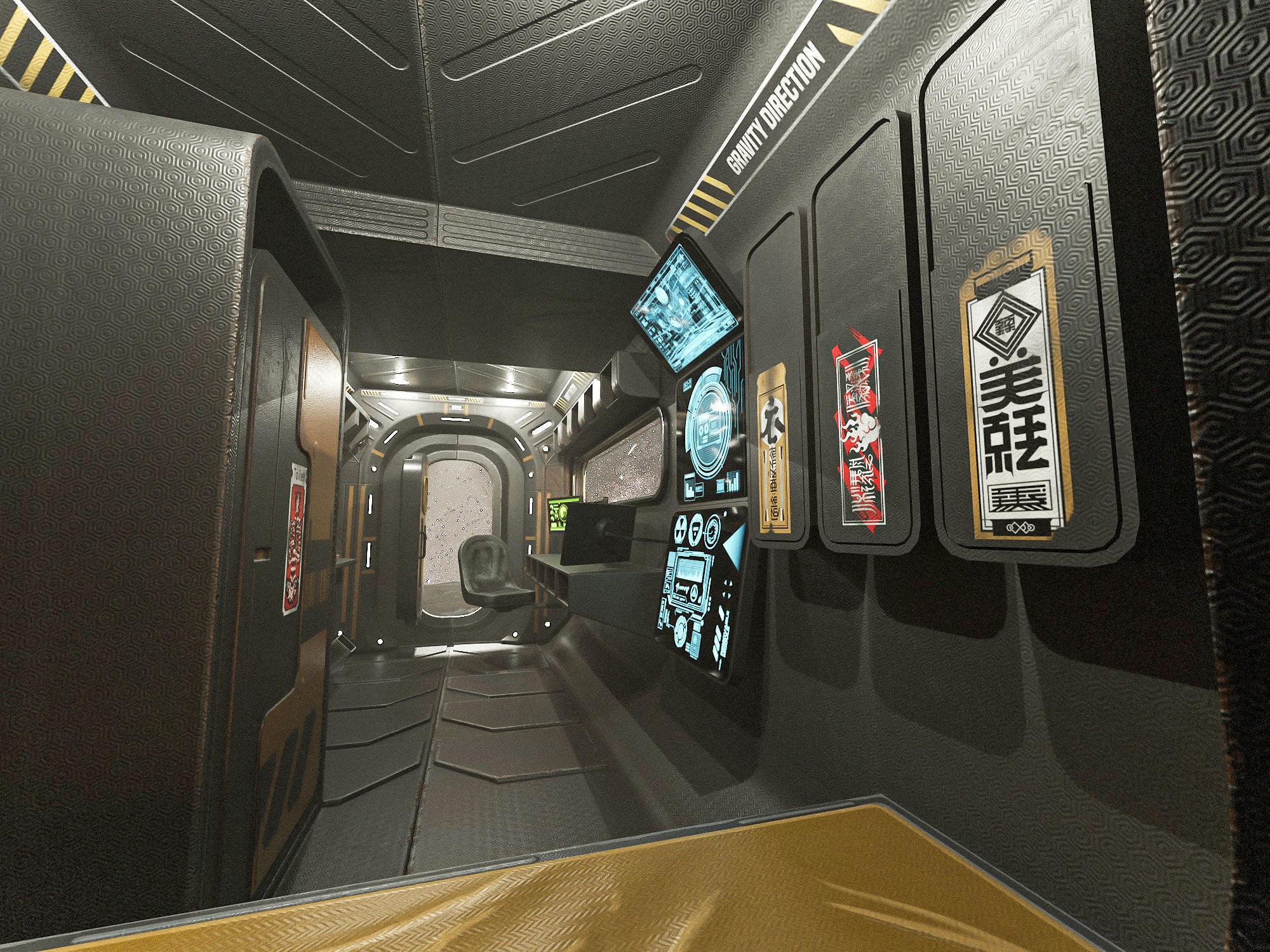 Space Station EOne PBR Low-poly 3D model_10