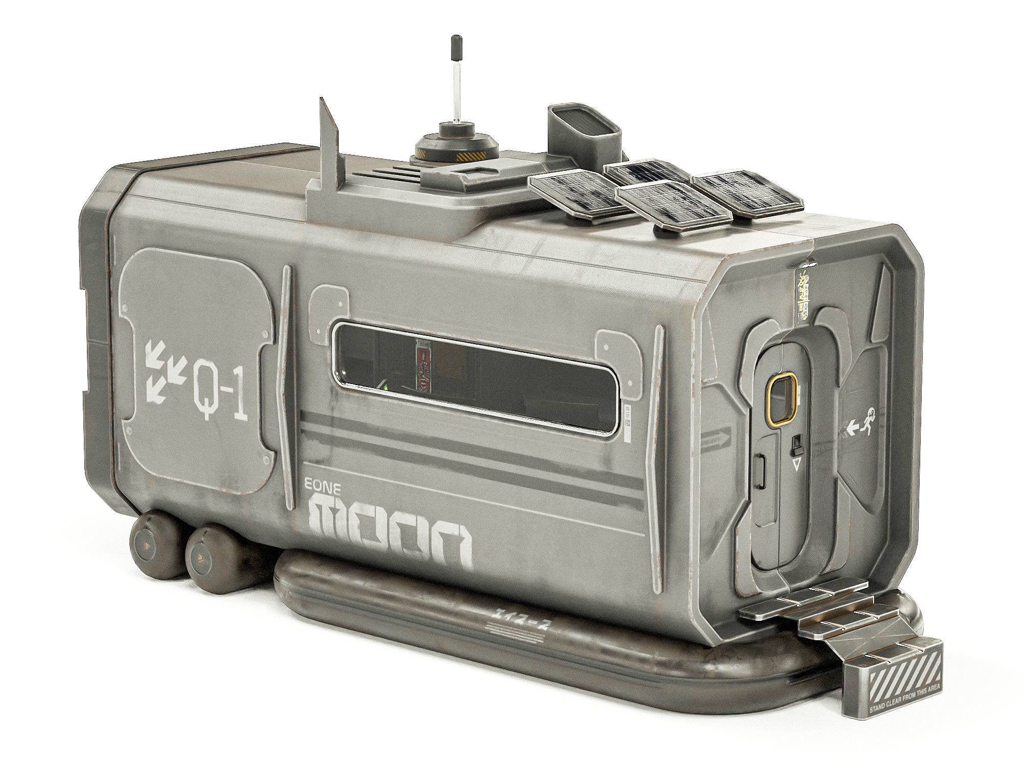 Space Station EOne PBR Low-poly 3D model_3