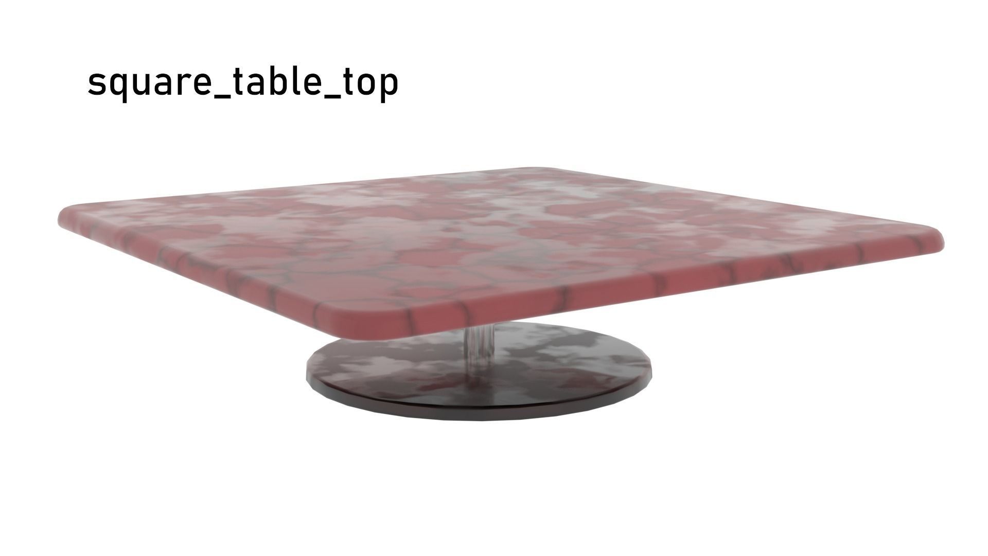 Low poly Cafe Restaurant Furniture Pack Free low-poly 3D model_30