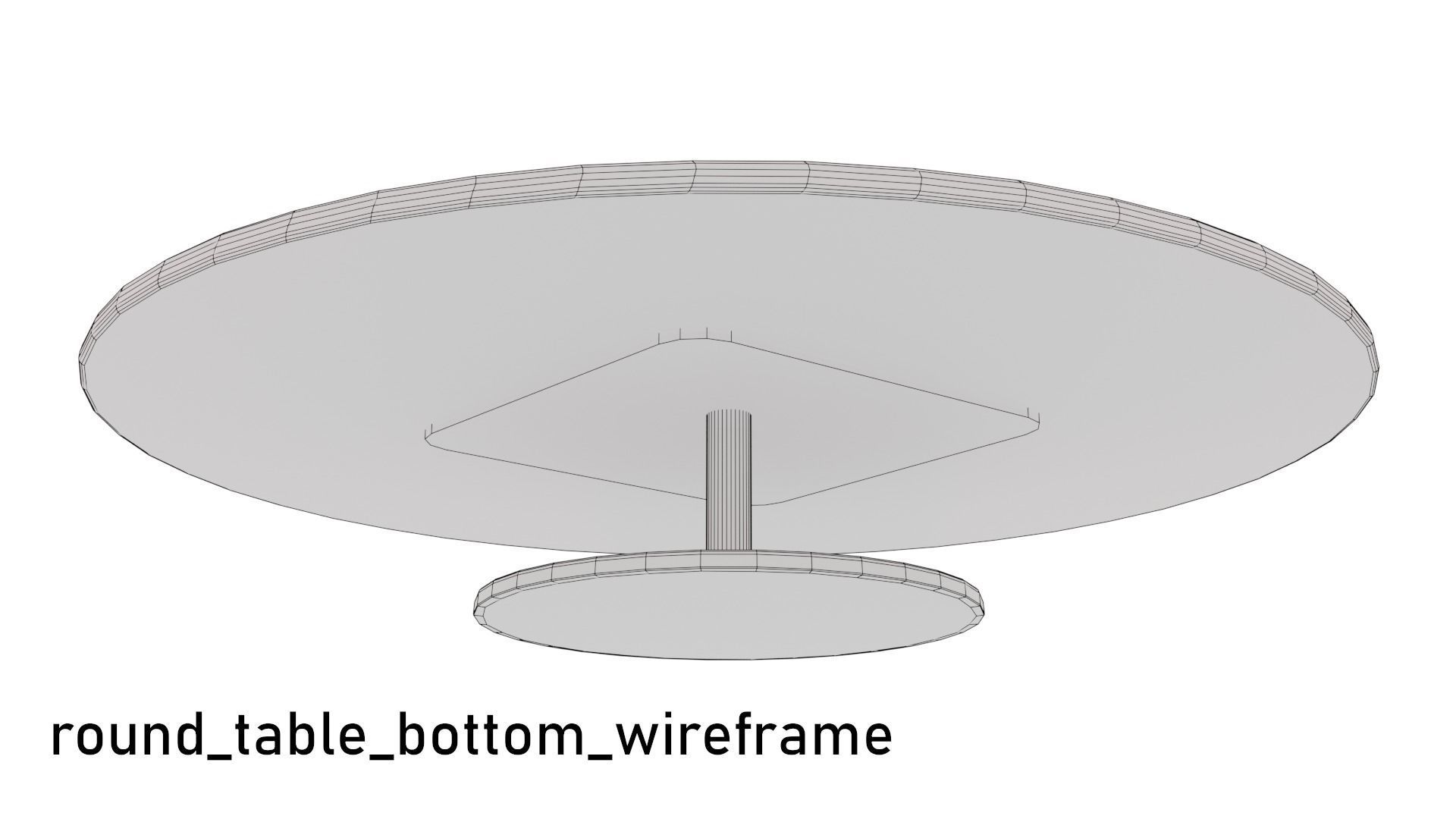 Low poly Cafe Restaurant Furniture Pack Free low-poly 3D model_29