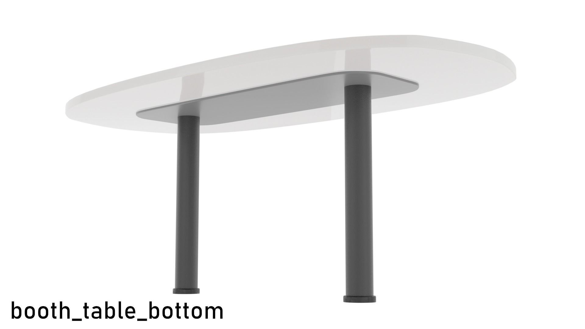 Low poly Cafe Restaurant Furniture Pack Free low-poly 3D model_15