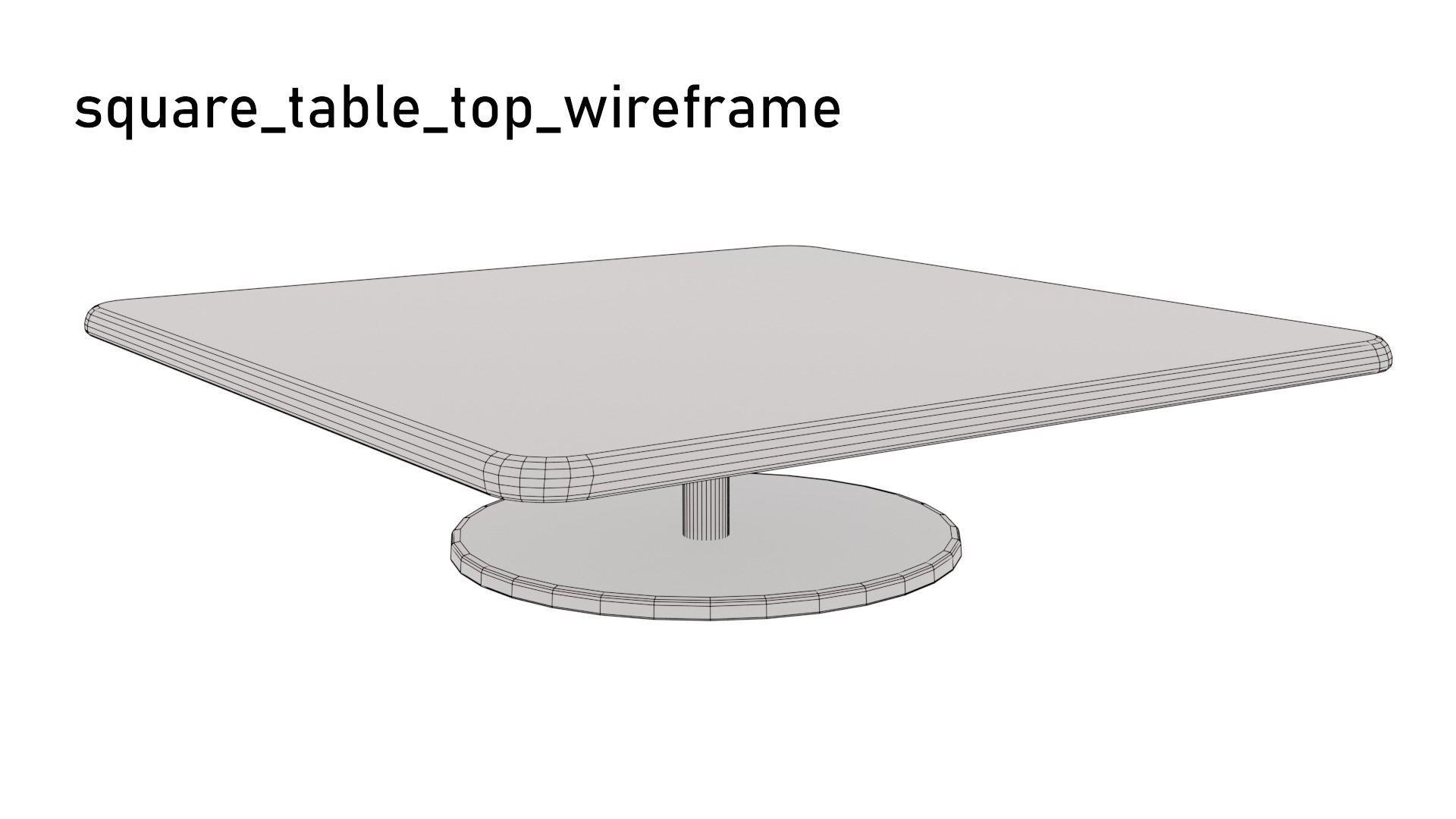 Low poly Cafe Restaurant Furniture Pack Free low-poly 3D model_32