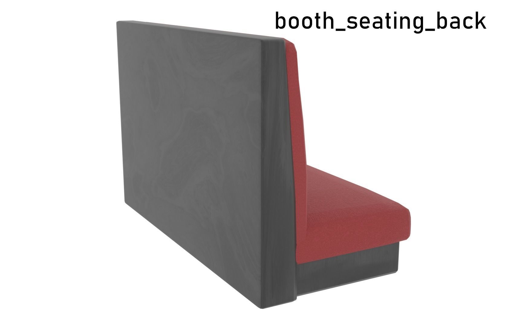 Low poly Cafe Restaurant Furniture Pack Free low-poly 3D model_11