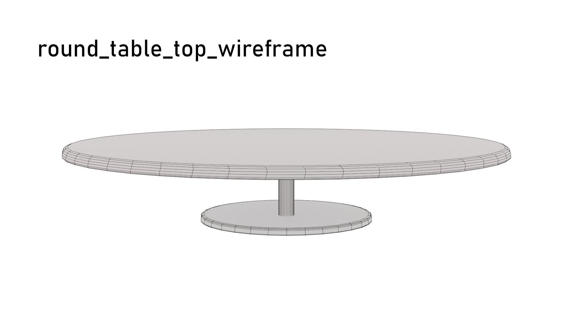 Low poly Cafe Restaurant Furniture Pack Free low-poly 3D model_28