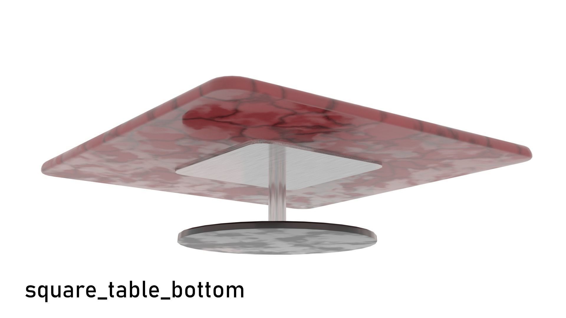 Low poly Cafe Restaurant Furniture Pack Free low-poly 3D model_31