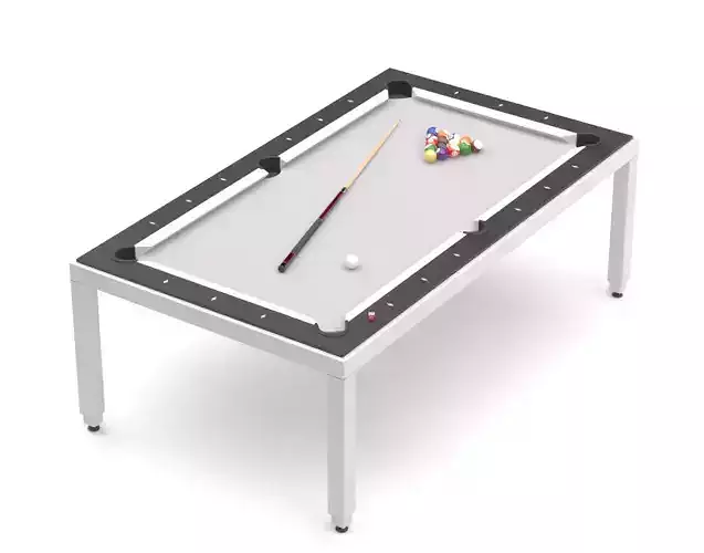 FusionTables - pool billiard table 3D model