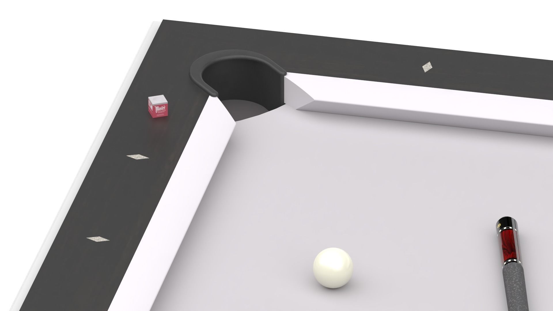 FusionTables - pool billiard table 3D model_3