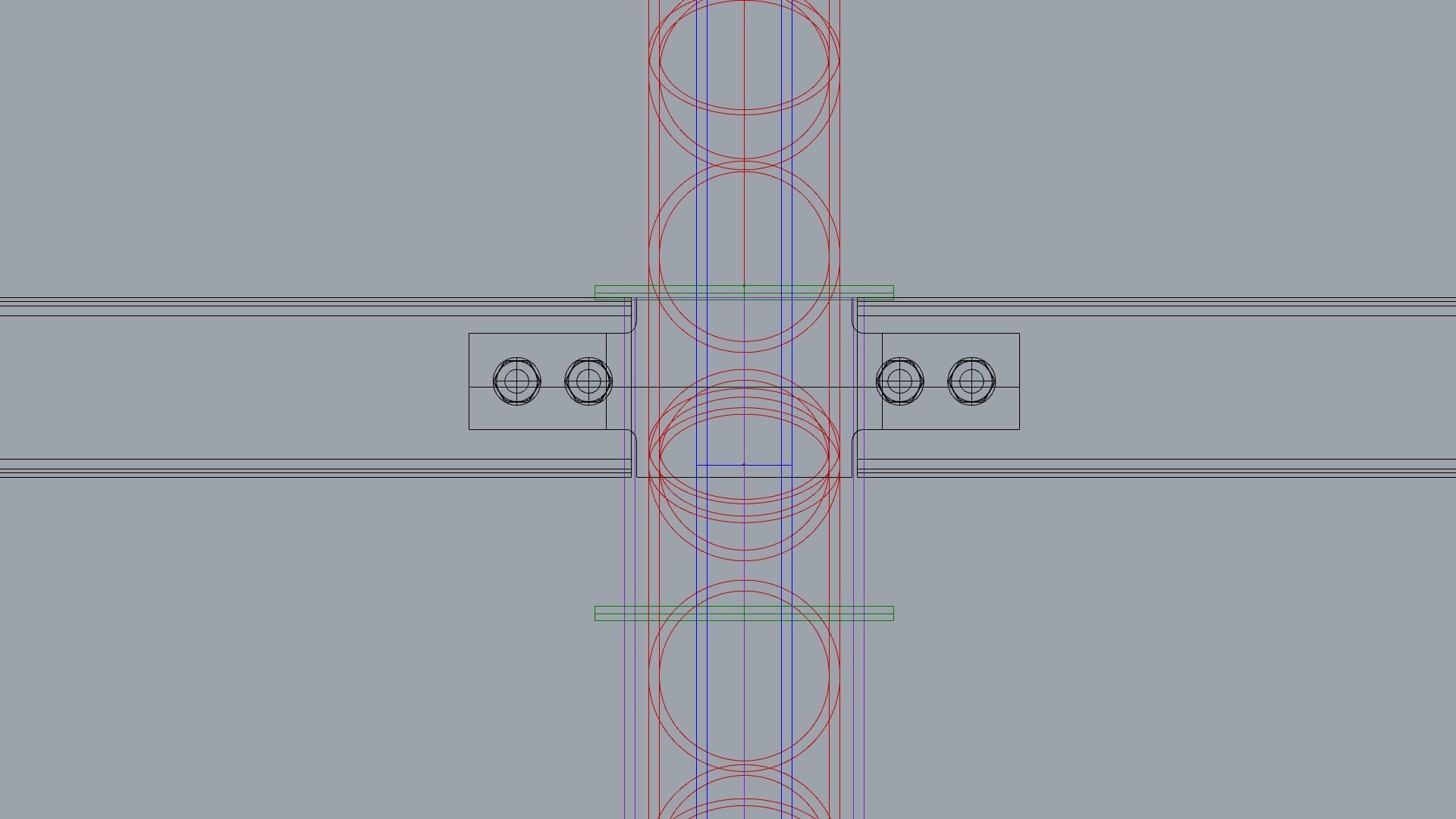 Cable-stayed beam structure 3D model_8
