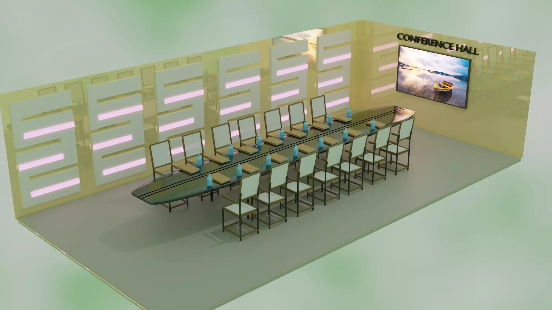 conference hall Free 3D model