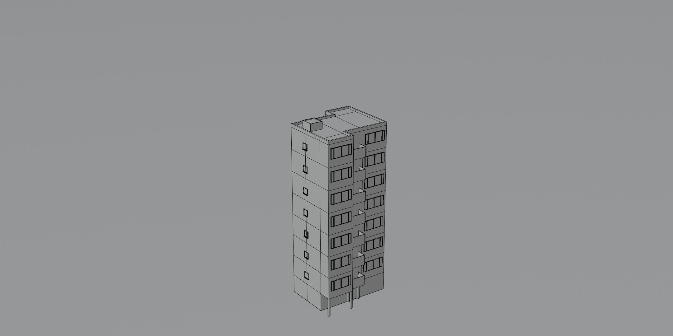 Low Poly Building Pack Low-poly 3D model_15