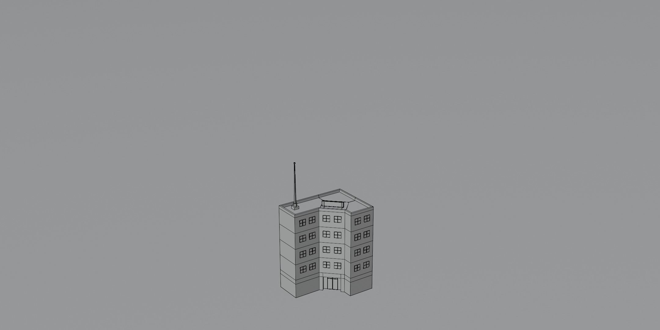 Low Poly Building Pack Low-poly 3D model_18