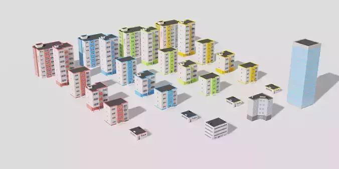 Low Poly Building Pack