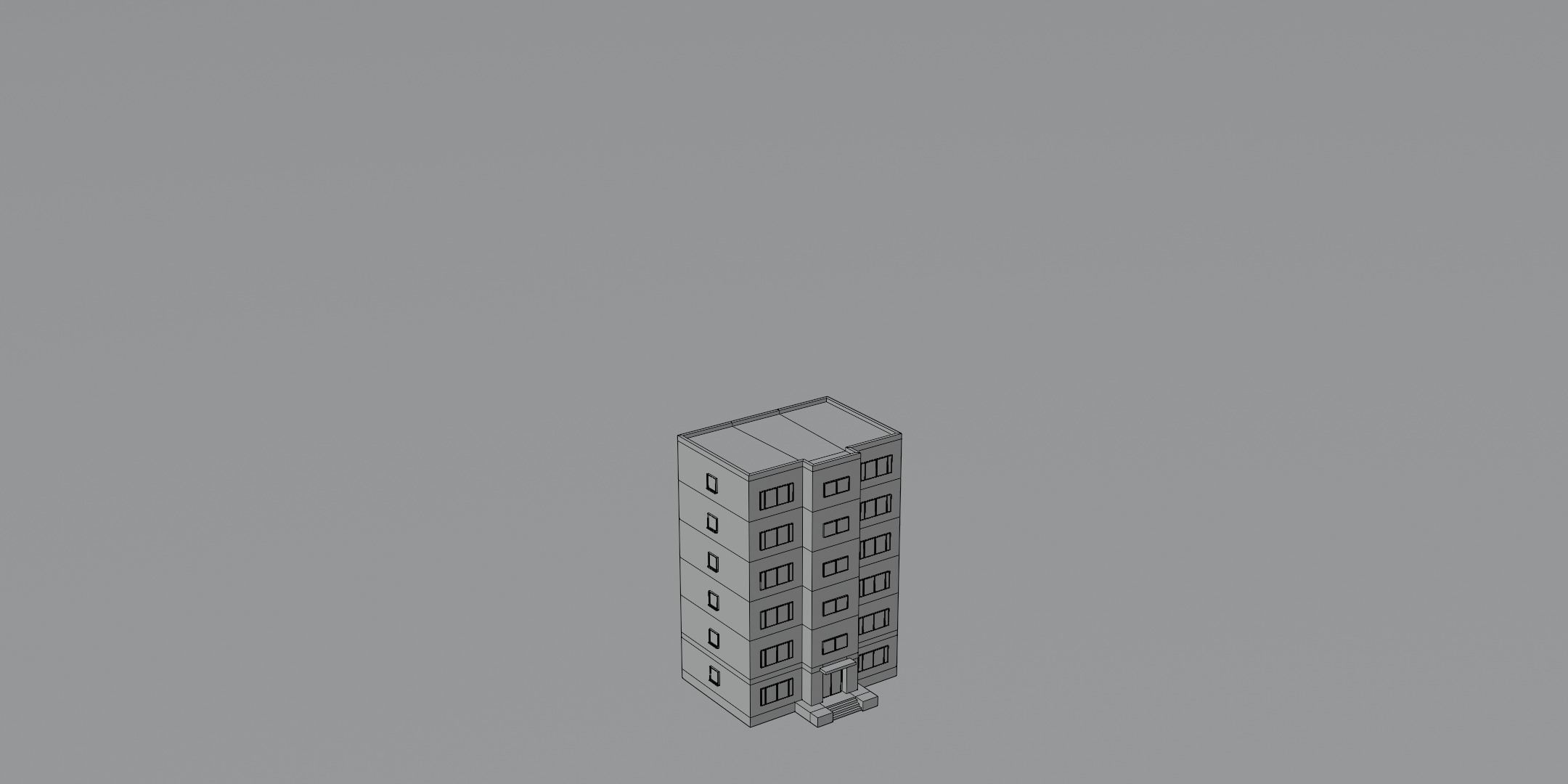 Low Poly Building Pack Low-poly 3D model_13