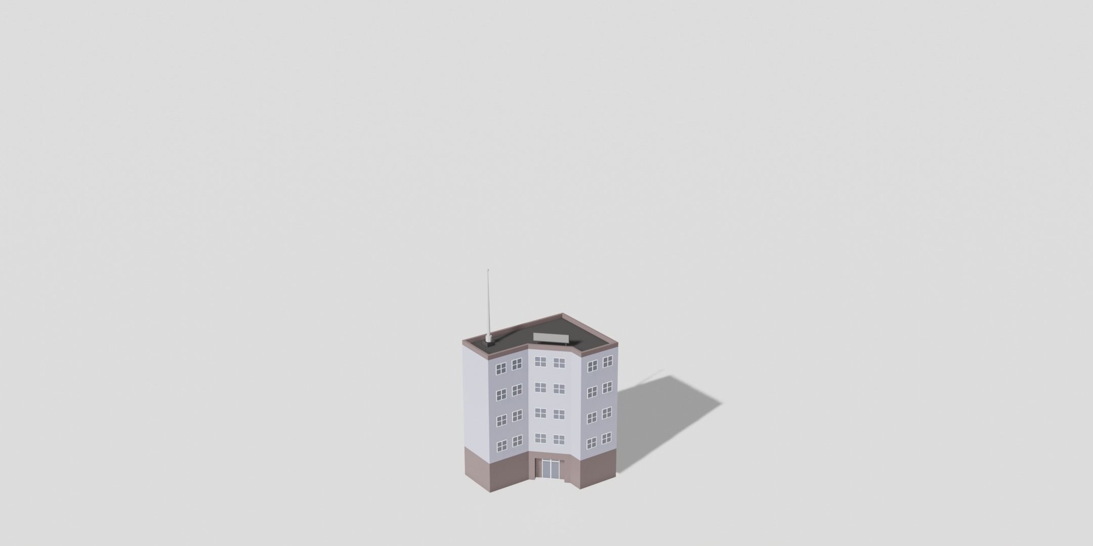 Low Poly Building Pack Low-poly 3D model_8