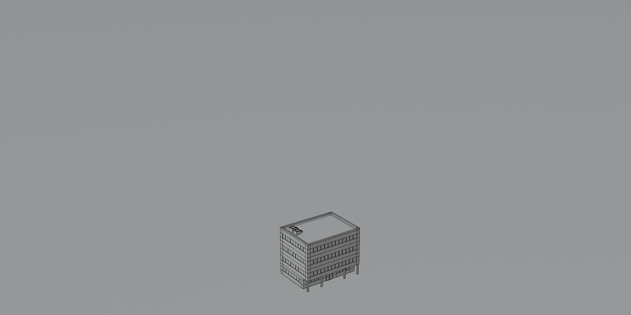 Low Poly Building Pack Low-poly 3D model_19