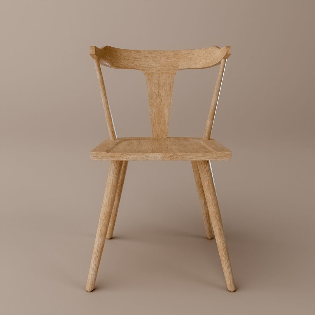 Westan dining chair 3D model_1