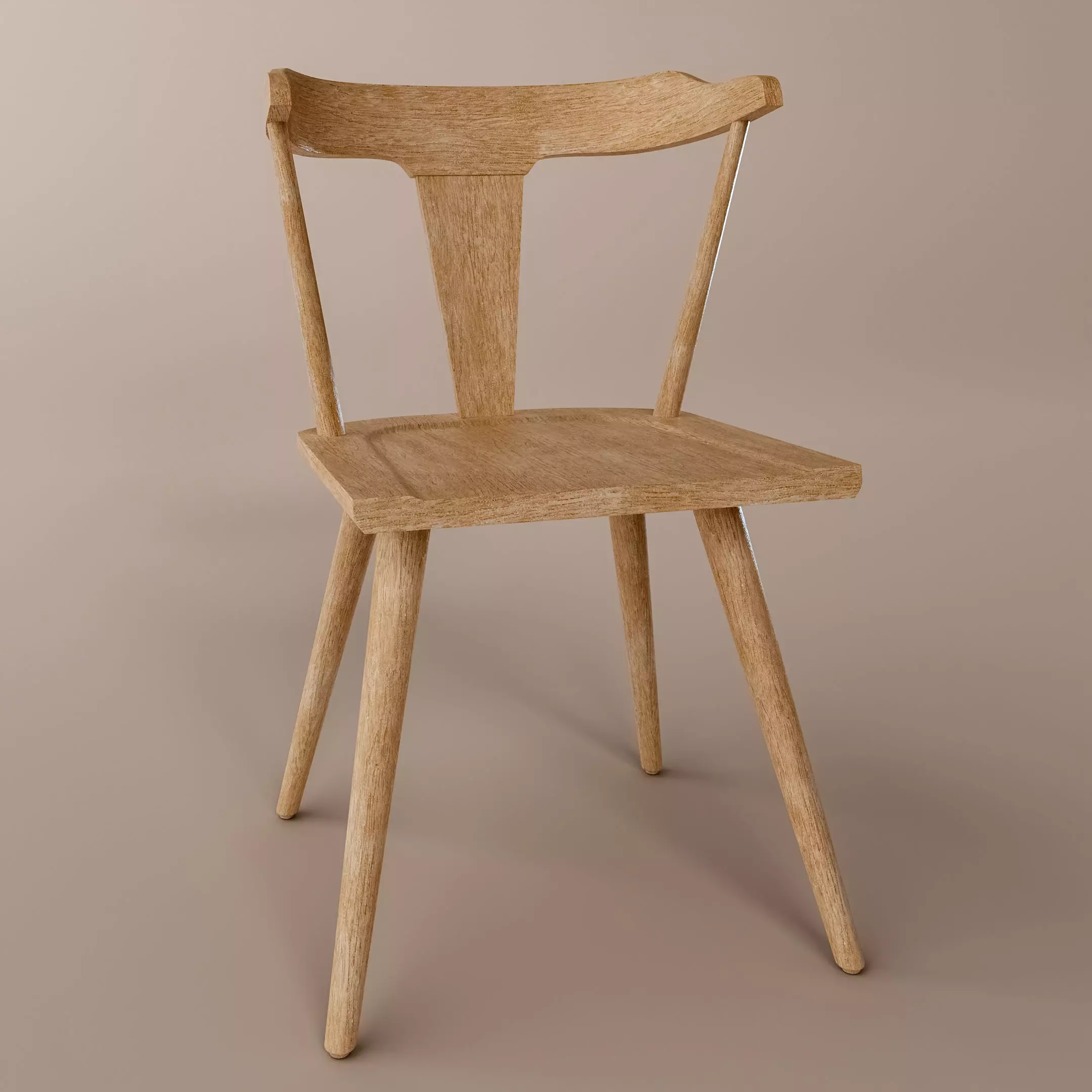 Westan dining chair 3D model_0